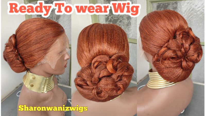 Ginger Wig Ready to Wear Styled Frontal Wig ft Sharonwanizwigs