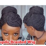 Side One big side Braided updo braided wig.Ready To wear wig