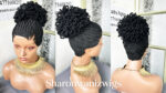 Braided updo coil ponytail / Bun Ready To wear wig BS09512 - Image 2