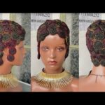 BRAIDED KOROBA WIG READY TO WEAR MULTICOLOURED