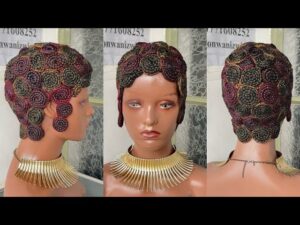 Ready to wear Multicolored Koroba Braided Wig .So Beautiful and Unique
